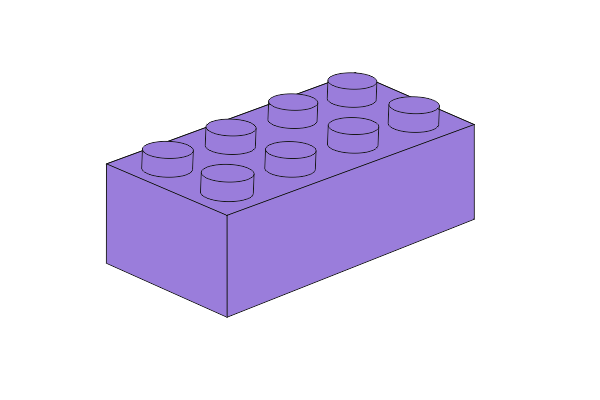 תמונה של 2 x 4 - Medium Lavender