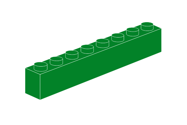 Bild av 1 x 8 - Grün