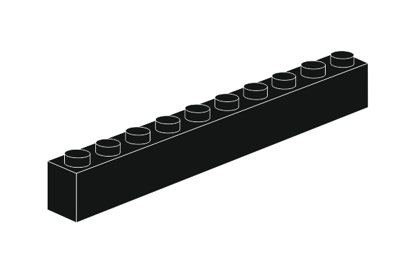 Ảnh của 1 x 10  - Black