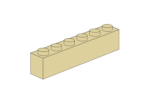 Pilt 1 x 6 - Beige