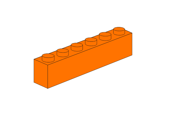 Изображение 1 x 6 - Orange