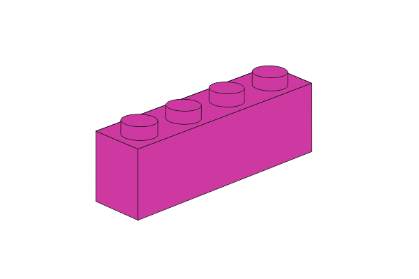 Pilt 1 x 4 - Dark Pink