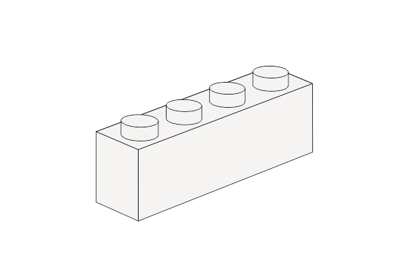 1 x 4 - Weiß की तस्वीर