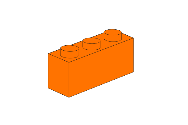 Afbeelding van 1 x 3 - Orange