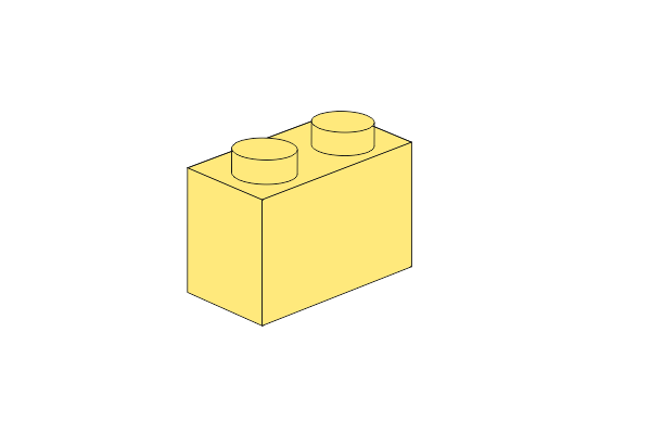 Pilt 1 x 2 - Bright Light Yellow