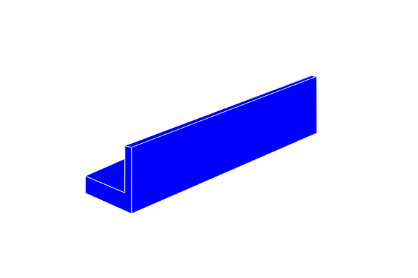 Immagine relativa a 1 x 4 x 1 blau Panel