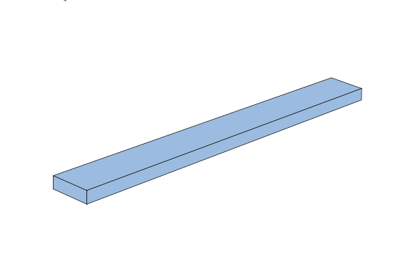 Изображение 1 x 8 - Fliese Medium Blue