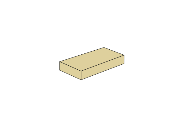 Billede af 1x2 - Fliese Beige