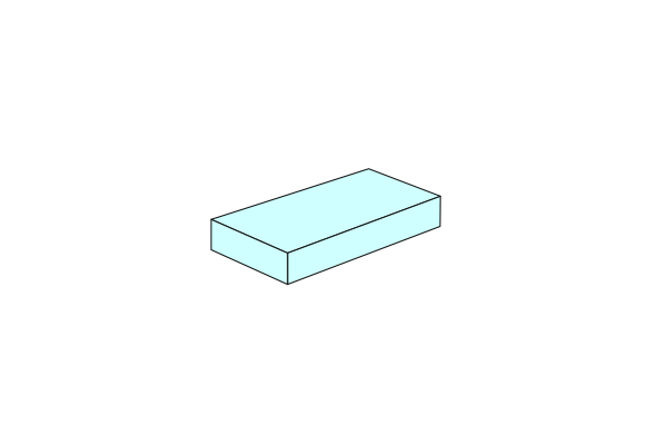 Pilt 1x2 - Fliese LightAqua