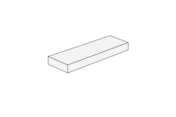 Resmi 1x3 - Fliese Weiß