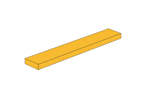 Picture of 1x6 - Fliese BrightLightOrange