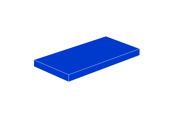 Immagine relativa a 2x4 - Fliese Blau