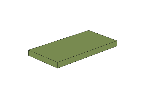 Billede af 2x4 - Fliese Olive