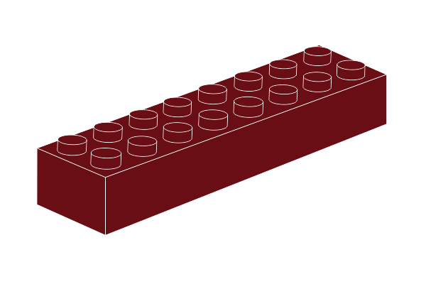 Изображение 2 x 8 - Darkred