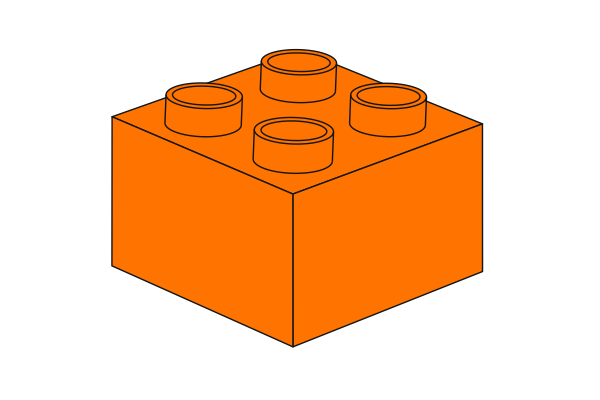 Gamintojo Duplo 2 x 2 - Orange nuotrauka