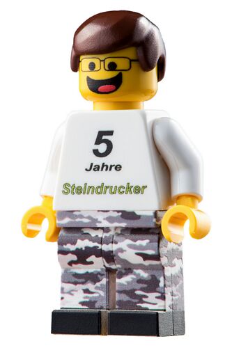 Gamintojo 5 Jahre Steindrucker Minifigur nuotrauka