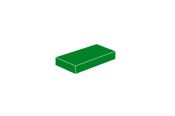 Billede af 1 x 2 - Fliese Green