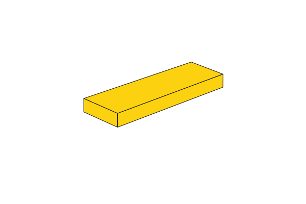 Obrázok výrobcu 1 x 3 - Fliese Yellow