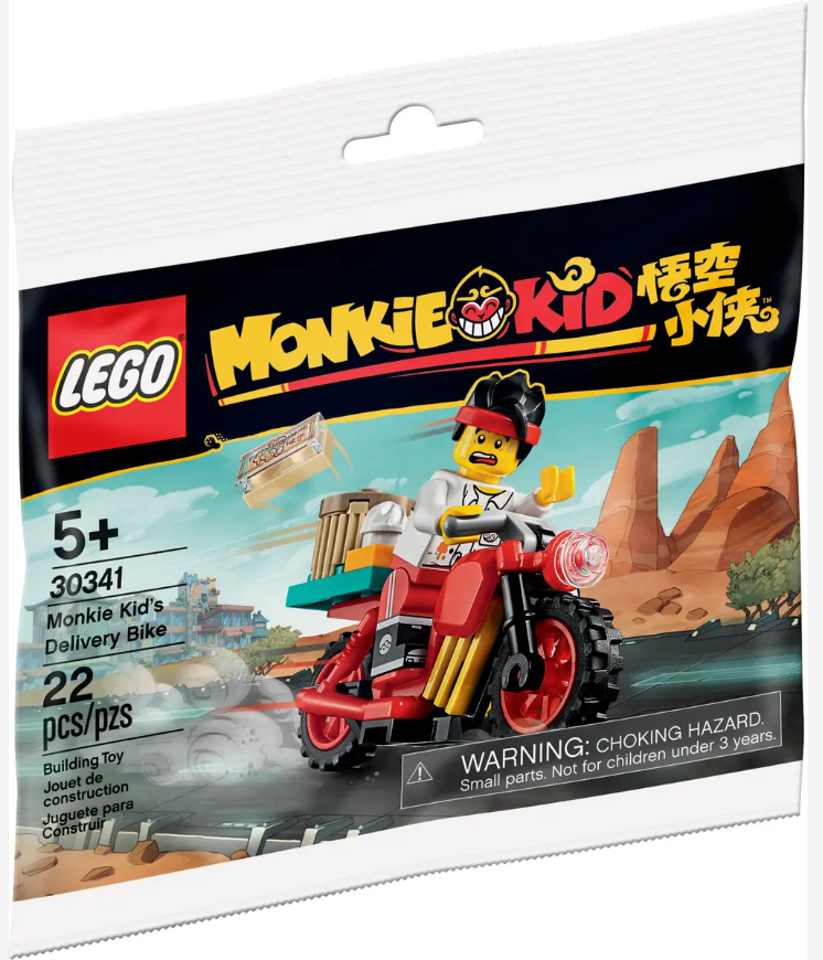 Obrázek Monkie Kids Lieferfahrrad 30341 Polybag