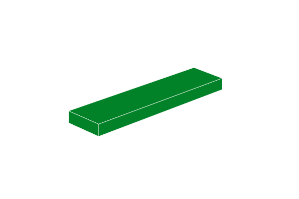 Kuva 1 x 4 - Fliese Green