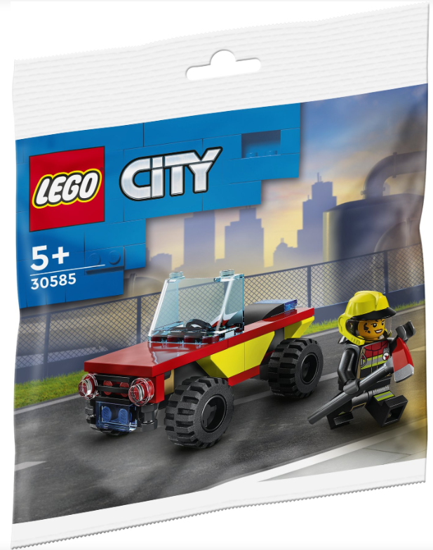 Gamintojo LEGO City 30585 Feuerwehr Wagen mit Figur Polybag nuotrauka