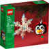 Bild von Pinguin mit Schneeflocke 40572 