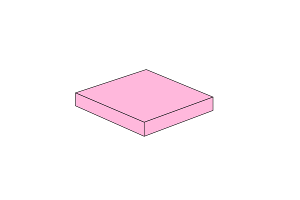 Afbeelding van 2 x 2 - Fliese Pink