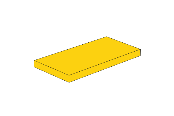 Obraz 2 x 4 - Fliese Yellow