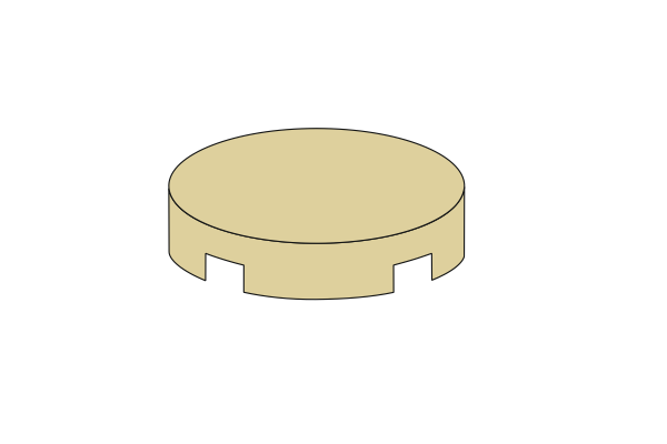 Immagine relativa a Rund 2 x 2 - Fliese Tan