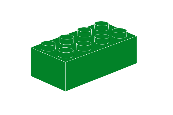 Afbeelding van 2 x 4 - Grün Schlüsselanhänger