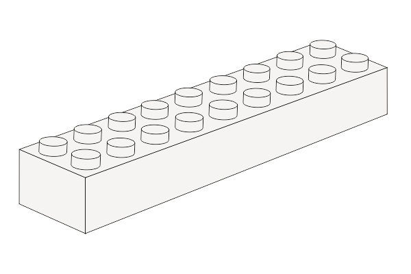 Obrázek 2 x 10 -  White