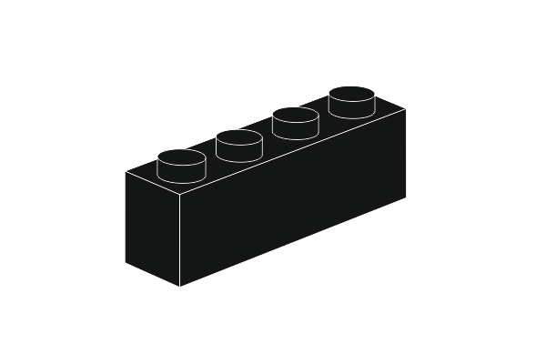 Pilt 1 x 4 - Black