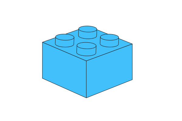 Изображение 2 x 2 - Medium Azure