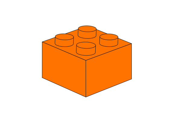 Resmi 2 x 2 - Orange