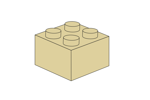 Billede af 2 x 2 - Beige