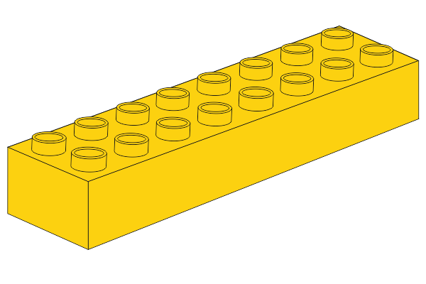 รูปภาพของ Duplo 2 x 8 Gelb