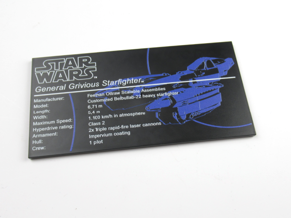 Bild von P269 Plakette grivi starfight 75286