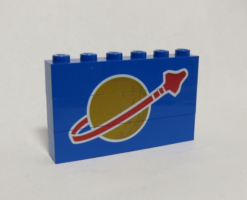 Picture of Platte 1x6x3 - Space Classic Logo