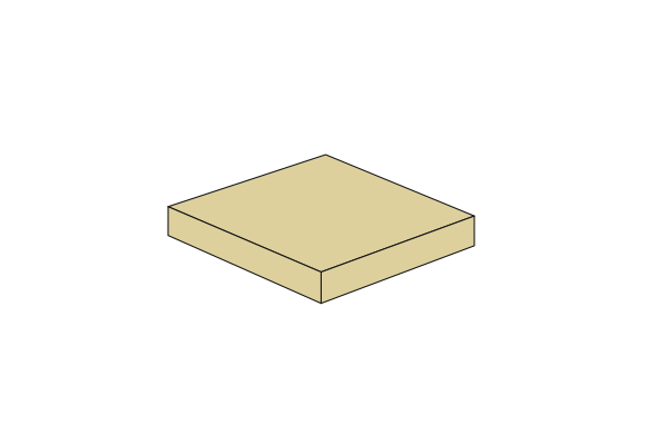 Bild von 2 x 2 - Fliese Tan