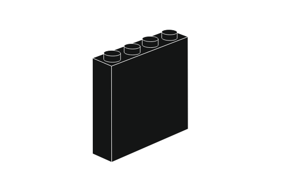 Изображение 1 x 4 x 3 - Black