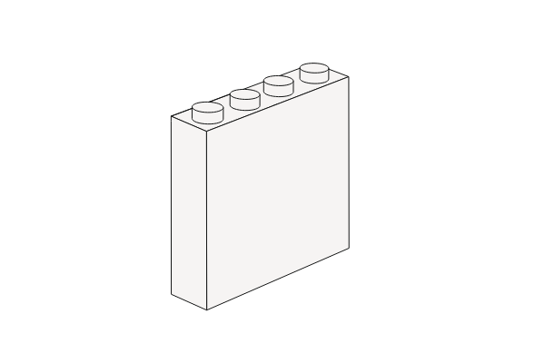 Immagine relativa a 1 x 4 x 3 - White