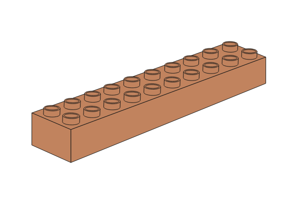 Bild von Duplo 2 x 10 Dark flesh