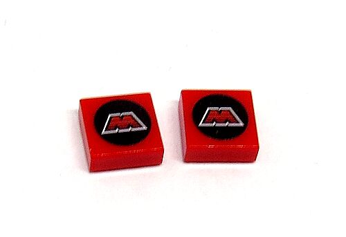 Resmi 1x1 Red Tile - M Tron