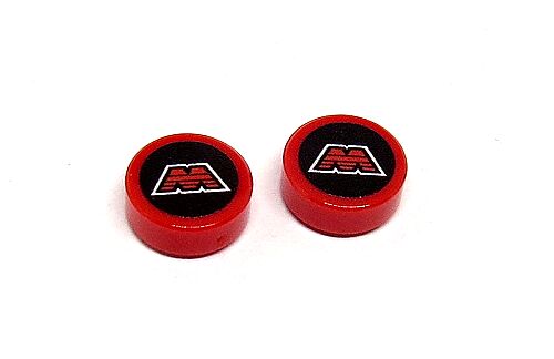 Billede af Round 1x1 Red Tile - M Tron