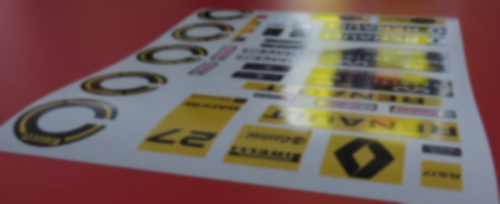 Bild von Sticker Lego Renault RS 17
