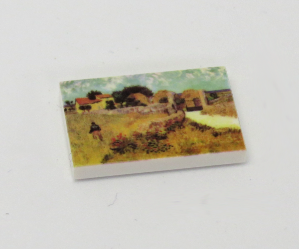 Bild von G043 / 2 x 3 - Fliese Gemälde Farmhouse