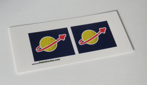 Bild von Sticker Lego Classic Space Flag