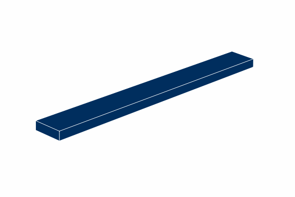 Pilt 1 x 8 - Fliese Dark Blue