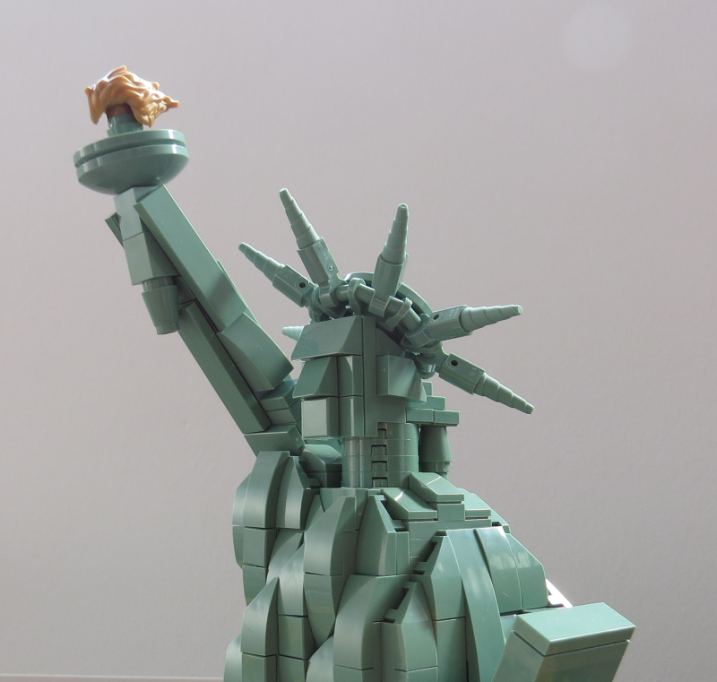 Imagem de Face da Estátua da Liberdade para Lego 21042