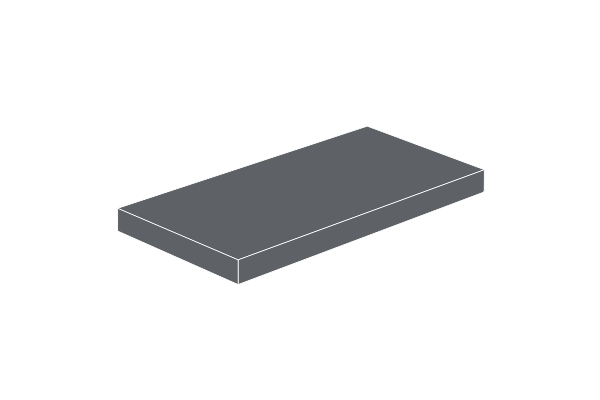 Obraz 2 x 4 - Fliese Dark Bluish Gray